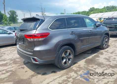 2018 Toyota Highlander Limited Platinum from USA, damaged, VIN 5TDDZRFH5JS498672